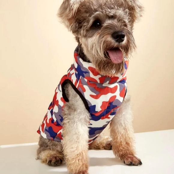 Camo Pattern Pet Coat - Picture 2 of 4